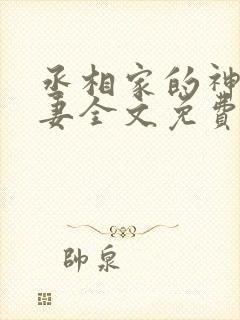 丞相家的神医福妻全文免费阅读