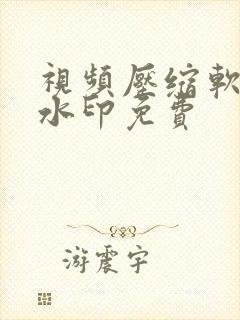 视频压缩软件无水印免费