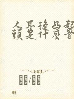 人耳后凸起的骨头是什么骨