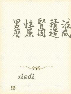 男性肾积液是什么原因造成的