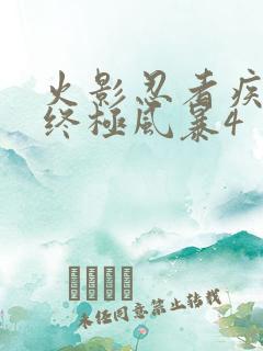 火影忍者疾风传终极风暴4