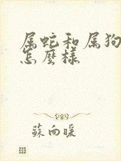 属蛇和属狗姻缘怎么样