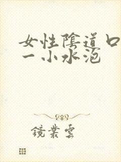 女性阴道口上有一小水泡