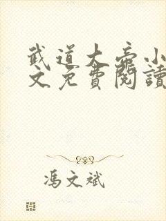 武道大帝小说全文免费阅读无弹窗