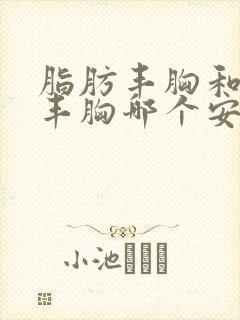 脂肪丰胸和假体丰胸哪个安全