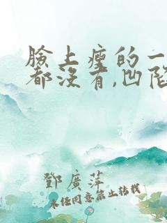 脸上瘦的一点肉都没有,凹陷