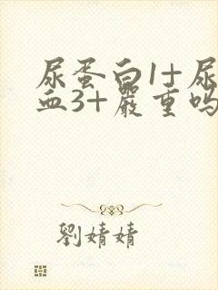 尿蛋白1+尿潜血3+严重吗