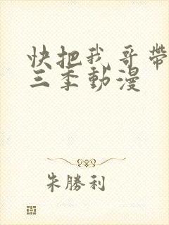 快把我哥带走第三季动漫