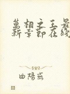 万相之王最新更新章节在线阅读