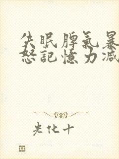 失眠脾气暴躁易怒记忆力减退