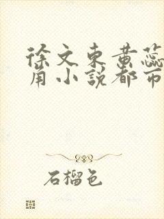 徐文东黄蕊蕊主角小说都市无敌神医