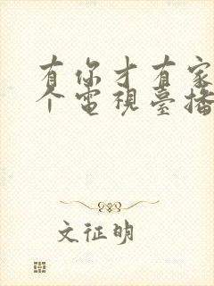 有你才有家在哪个电视台播放