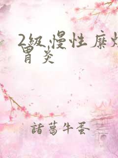 2级慢性糜烂性胃炎