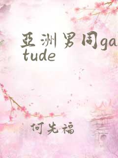 亚洲男同gay tude