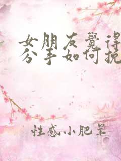 女朋友觉得累了分手如何挽回