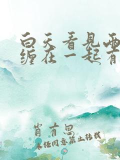 白天看见两条蛇缠在一起有什么预兆