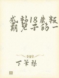 感动18岁叛逆期儿子的一封信