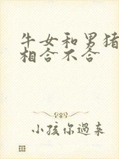 牛女和男猪的属相合不合