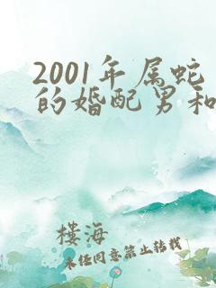 2001年属蛇的婚配男和2002年女孩结婚好吗