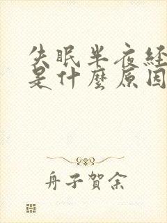 失眠半夜经常醒是什么原因引起的