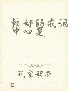 较好的戒酒康复中心是