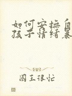 如何安抚自闭症孩子情绪暴躁