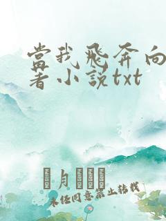 当我飞奔向你原著小说txt