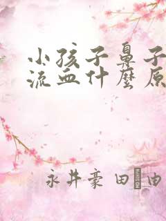 小孩子鼻子经常流血什么原因导致的