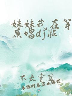 妹妹我在等着你原唱dj版