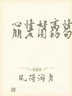 心情好高情商发朋友圈的句子