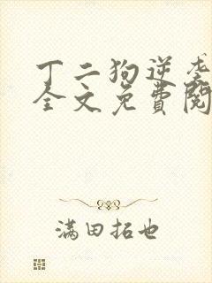 丁二狗逆袭人生全文免费阅读