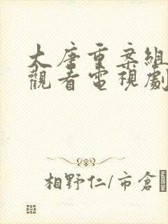 大唐重案组免费观看电视剧完整版