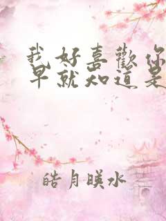 我好喜欢你而你早就知道是什么歌