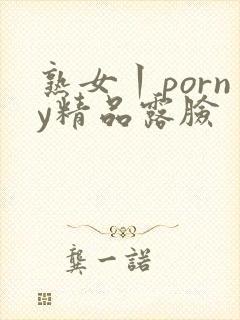 熟女丨porny精品露脸