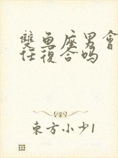 双鱼座男会和前任复合吗