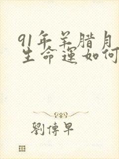 91年羊腊月出生命运如何