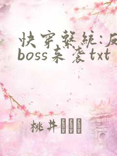 快穿系统:反派boss来袭txt