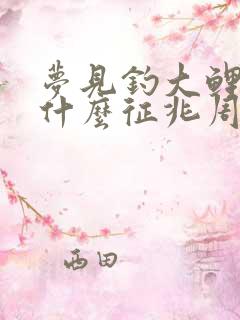 梦见钓大鲤鱼是什么征兆周公解梦