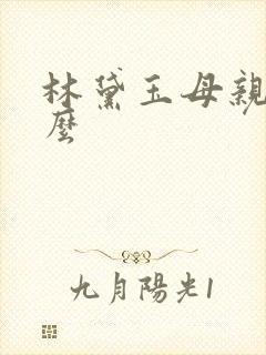 林黛玉母亲叫什么