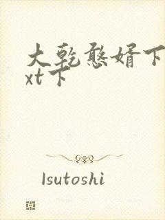 大乾憨婿下载txt下