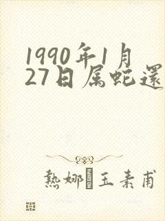 1990年1月27日属蛇还是马