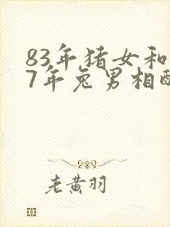 83年猪女和87年兔男相配吗