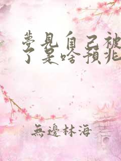 梦见自己被人打了是啥预兆