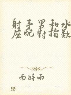 射手男和水瓶女座配对指数