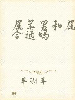 属羊男和属龙女合适吗