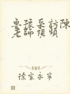 鲁豫采访陈丽华老师视频