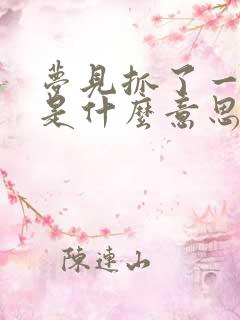 梦见抓了一手屎是什么意思周公解梦