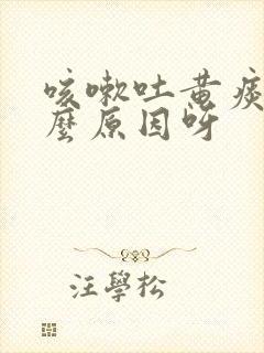 咳嗽吐黄痰是什么原因呀