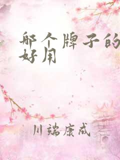 哪个牌子的平板好用