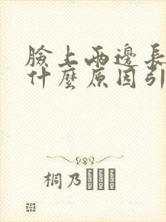 脸上两边长斑是什么原因引起的